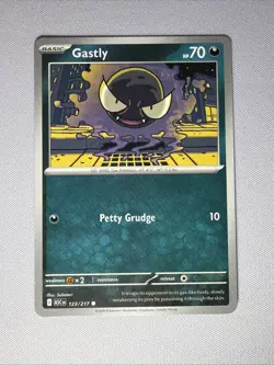 Gastly 123/217 Ascended Heroes Cosmo Holo Promo Pokemon TCG NM - Image 1