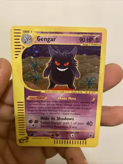 2002 Pokemon Expedition Gengar HOLO BLEED #13/165 - Image 1