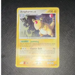 Pokemon Ampharos 17/17 POP Series 7 Holo Rare 2006 TCG 130 HP English - Image 1