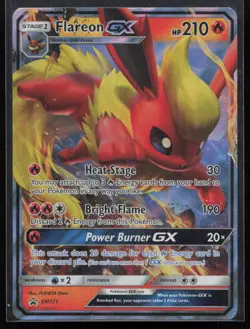 Flareon GX - SM171 Holo Promo Sun & Moon Promo Pokemon Holo Near Mint - Image 1