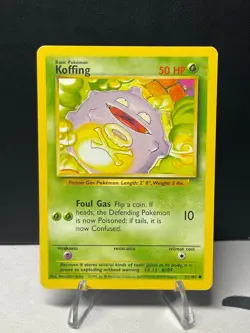 Koffing 1999 Pokemon TCG Base Set 51/102 Vintage #1 - Image 1