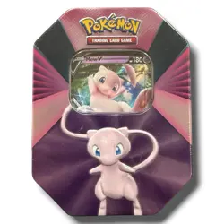 POKEMON TCG V Forces Tin Mew V 4-Booster Packs New Factory Sealed Sword Shield - Image 1