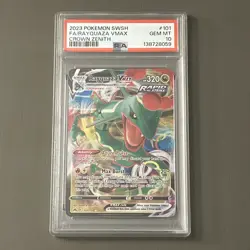 Pokemon TCG: Rayquaza VMAX 101/159 Crown Zenith Holo PSA 10 - Image 1