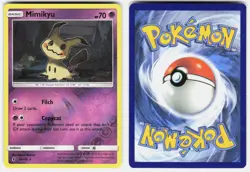 Mimikyu 58/145 Holo Holo Rare Guardians Rising Pokemon Reverse Holo LP - Image 1