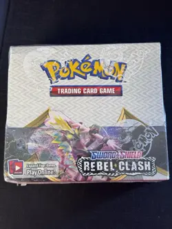 Pokemon Sword & Shield Rebel Clash Booster Box Brand New Factory Sealed - Image 1