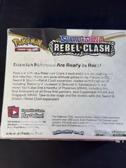 Pokemon Sword & Shield Rebel Clash Booster Box Brand New Factory Sealed - Image 2