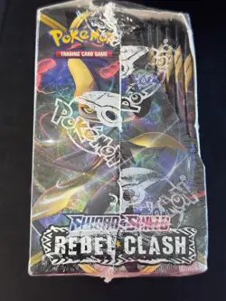 Pokemon Sword & Shield Rebel Clash Booster Box Brand New Factory Sealed - Image 3