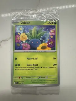 Oddish SVP 102 (SEALED Black Star Promo) Near Mint Pokemon - Image 1