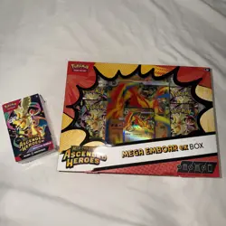 Pokemon Ascended Heroes Mega Emboar Ex Box & Booster Bundle - Image 3