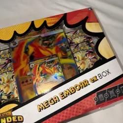 Pokemon Ascended Heroes Mega Emboar Ex Box & Booster Bundle - Image 4