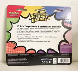 Pokemon Ascended Heroes Erika’s Tangela 2 Pack Blister Pack New Sealed - Image 2