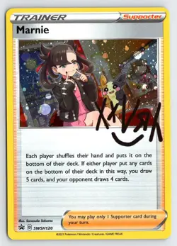 MARNIE SWSH120 HOLO PROMO SWORD & SHIELD PROMO POKEMON NM - Image 1