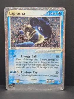 Lapras ex 99/109 Ruby and Sapphire Holo Ultra Rare Pokemon TCG Nintendo 151 - Image 1