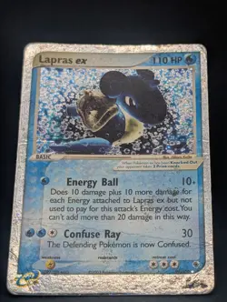Lapras ex 99/109 Ruby and Sapphire Holo Ultra Rare Pokemon TCG Nintendo 151 - Image 3