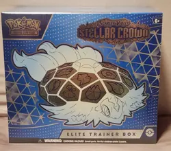 Pokemon Stellar Crown ETB Factory Sealed - TCG Elite Trainer Box Scarlet Violet - Image 1
