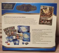 Pokemon Stellar Crown ETB Factory Sealed - TCG Elite Trainer Box Scarlet Violet - Image 2