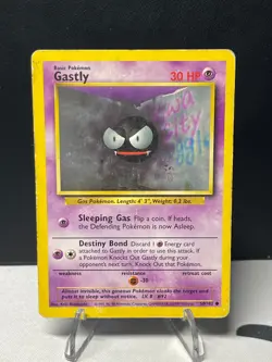 Gastly 1999 Pokemon TCG Base Set 50/102 Vintage - Image 1