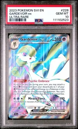 GARDEVOIR EX #228 PSA 10 • 2023 Pokemon Scarlet & Violet EN Ultra Rare 2523 - Image 1