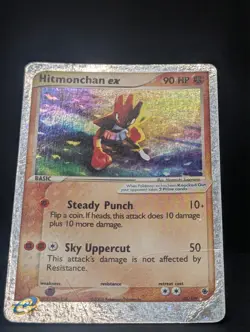 Hitmonchan ex 98/109 Ruby and Sapphire Holo Rare Pokemon TCG Nintendo HP - Image 3