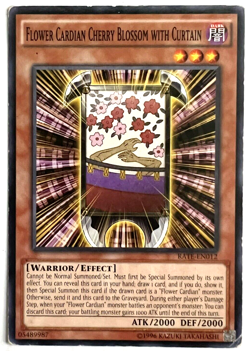 YuGiOh! - Flower Cardian Cherry Blossom with Curtain - Common - Image 1
