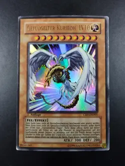 YUGIOH 2005 | WINGED KURIBOH LV10 | CRV-DE005 | 1ST | GERMAN | VERY GOOD (MP) - Image 1