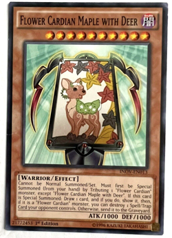 YuGiOh! - Flower Cardian Maple With Deer - Common - Image 1