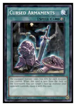 Yugioh Cursed Armaments #BP03-EN169 Shatterfoil Rare LP - Image 1