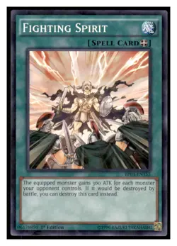Yugioh Fighting Spirit (Shatterfoil) #BP03-EN155 Shatterfoil Rare LP - Image 1