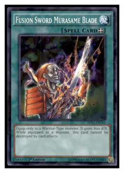Yugioh Fusion Sword Murasame Blade (Shatterfoil) #BP03-EN143 Shatterfoil Rare LP - Image 1