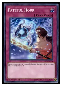Yugioh Fateful Hour SAST-EN075 Super Rare Savage Strike LP - Image 1