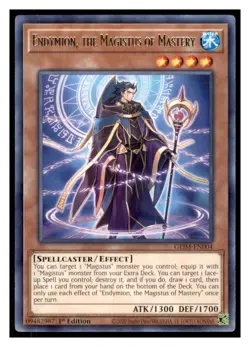 Yugioh Endymion, the Magistus of Mastery GEIM-EN004 Rare Genesis Impact LP - Image 1