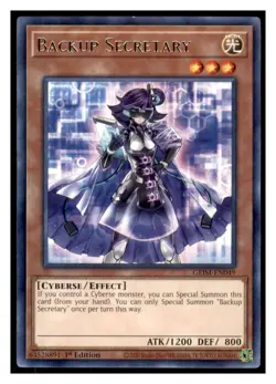 Yugioh Backup Secretary GEIM-EN049 Rare Genesis Impact LP - Image 1
