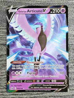 Galarian Articuno V 058/198 | Sw & Sh Chilling Reign | Ultra Rare Pokemon Card - Image 1
