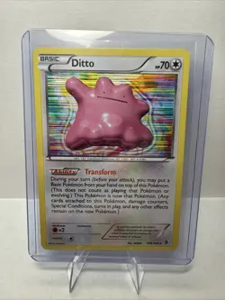 Pokemon TCG Ditto Holo Card Boundaries Crossed 2012, #108/149 - Image 1