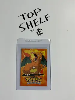 Charizard #06 E6 OF 12 - Pokemon Topps TV Animation Trading Card Top Shelf Mint - Image 1