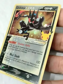 Greninja Gold Star Celebrations SWSH144 Classic Collection Pokemon Card - Image 2