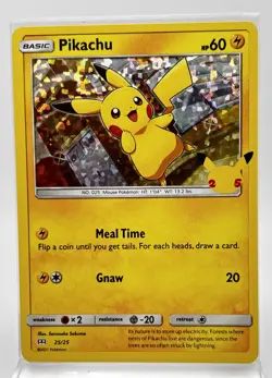 Pikachu 25/25 Holo Pokemon Card 2021 McDonalds 25th Anniversary Promo - Image 1
