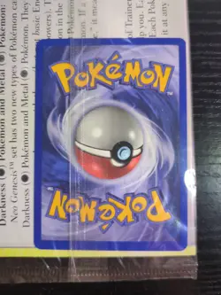 SEALED Pokemon Marill Black Star Promo Card Wizards of the Coast WOTC NEO MINT - Image 2