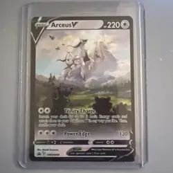 Pokemon TCG Arceus V SWSH204 2022 Figure Collection Black Star Promo Card - NM - Image 1