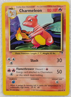 2002 Charmeleon #37 Legendary Collection Regular Pokemon Card Uncommon - Image 1