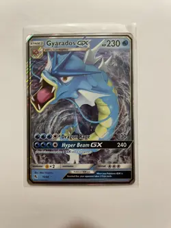 Gyarados GX 16/68 Hidden Fates Pack Fresh Rare Full Art Pokemon Card - Image 1