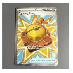 Pokemon Fighting Gong 168/132 Me01: Mega Evolution Trainer Full Art Holo - Image 1