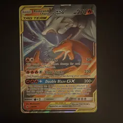 Pokemon TCG Reshiram & Charizard GX 20/214 Ultra Rare Holo TAG TEAM - Image 1