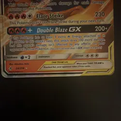 Pokemon TCG Reshiram & Charizard GX 20/214 Ultra Rare Holo TAG TEAM - Image 2