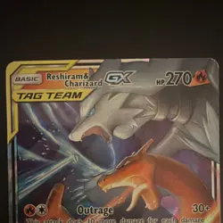 Pokemon TCG Reshiram & Charizard GX 20/214 Ultra Rare Holo TAG TEAM - Image 3