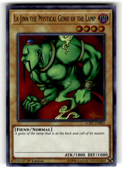La Jinn the Mystical Genie of the Lamp LCKC-EN002 1st Edition Ultra Rare Legenda - Image 1