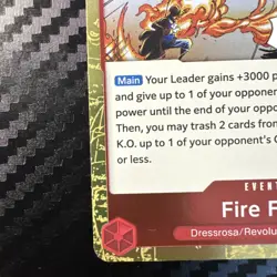 One Piece Fire Fist OP15-020 Adventure on Kami's Island Foil NM - Image 4