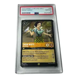 Disney Lorcana EN 2 Snow White - Well Wisher #25 PSA 10 - Image 1