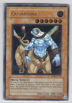 JP) Yugioh - Konami - Yu-Gi-Uh! - Criosphinx - TLM-EN013 - Trading Card - Image 1