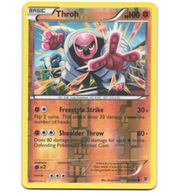 Pokemon 2013 Near Mint NM Throh 51/101 Plasma Blast REVERSE Card - Image 1